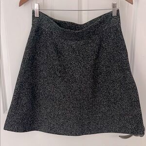 LOFT Gray A-Line Mini Skirt size Medium